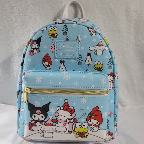 Loungefly Hello Kitty And Friends Holiday Mini Backpack & Cardholder Set main image 9